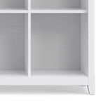 Amherst Cube Storage Bookcase with Large Cubbies - Dark Brown, Dark Gray, or White