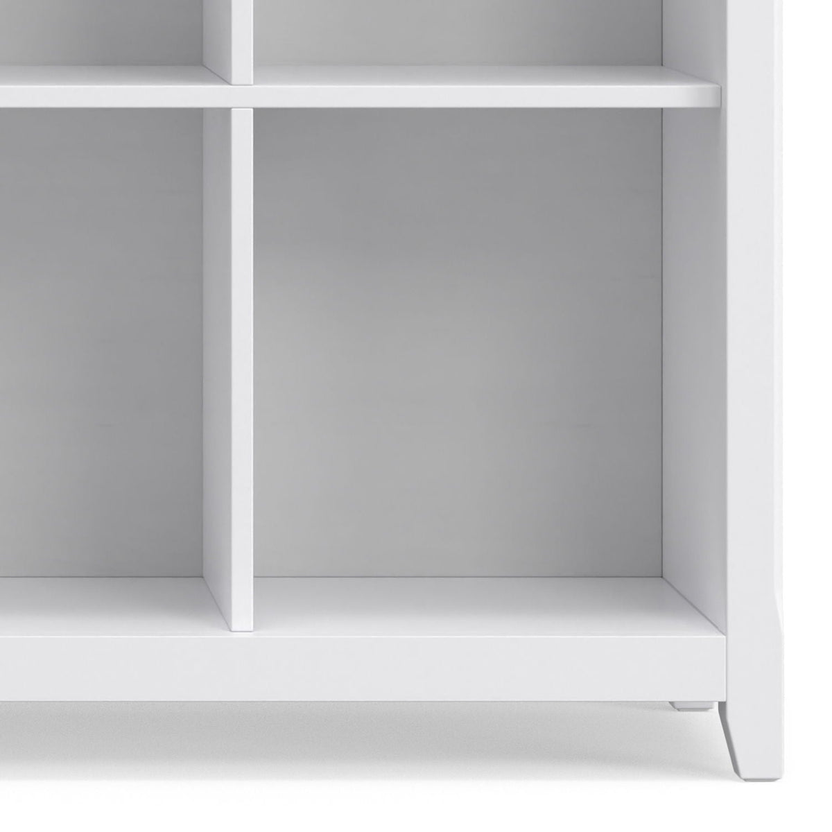 Amherst Cube Storage Bookcase with Large Cubbies - Dark Brown, Dark Gray, or White
