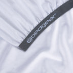 Hyper-Linen Crib Sheet with Powerband® - White