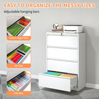 Lateral File Cabinet - Locking and Heavy Duty