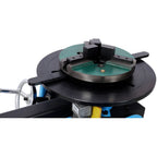 Heavy Duty Rotary Welding Positioner Turntable Table with Manual Tilt - Blue