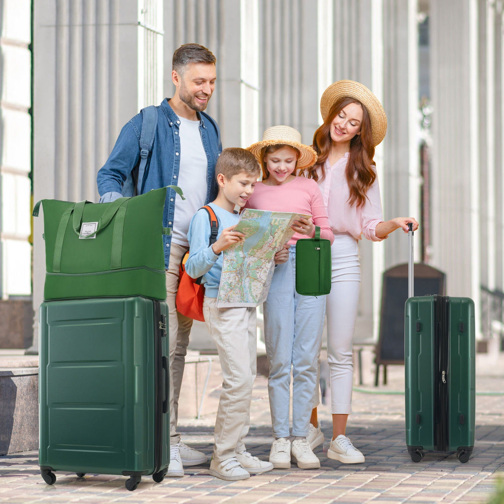 Expandable 2 Piece Luggage Set with TSA Lock and Spinner Wheels - Multiple Colors