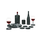 10 Pieces Luxury Natural Marble Dining Room Accessories Set