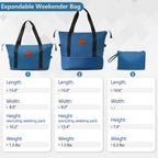 Hardshell 6-Piece Blue Luggage Set
