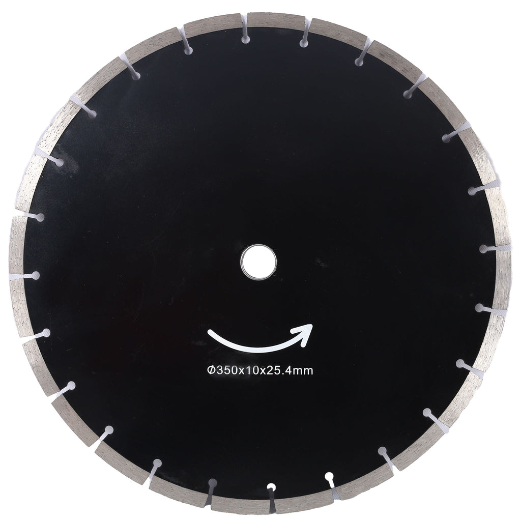 Portable Electric Circular Concrete Saw with 14" Wet/Dry Diamond Blade - Green