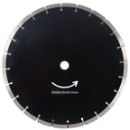 Portable Electric Circular Concrete Saw with 14" Wet/Dry Diamond Blade - Green