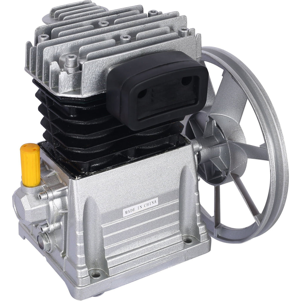 Piston 3Hp Air Compressor Head Pump with 2.2Kw Power - Silver