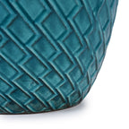 Ceramic Planter with Drainage Hole - White or Light Blue
