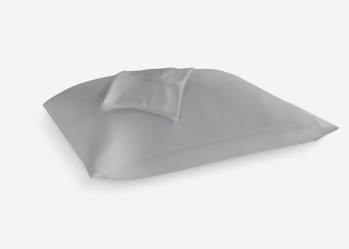Light Grey Queen Pillowcase Set with Cooling Ver-Tex Fabric - BEDGEAR