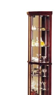 Huxley Curio Cabinet (Corner) - Cherry