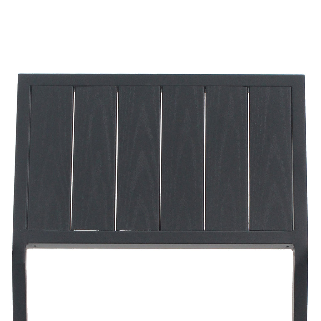 Modern Metal Side Chair Set with Ergonomic Support - Set of 2