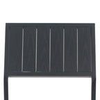 Modern Metal Side Chair Set with Ergonomic Support - Set of 2
