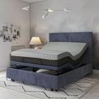 Copper Hybrid Mattress with Cooling Memory Foam and Supportive Coil System - Gray