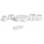Elegant Natural Marble Bathroom Accessories Set