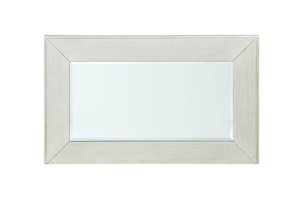 Mirrored Nightstand with Felt-Lined Drawer - Silver