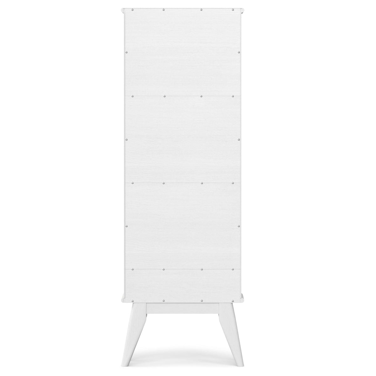 Mid Century Wide Bookcase with Storage Drawers - Multiple Colors