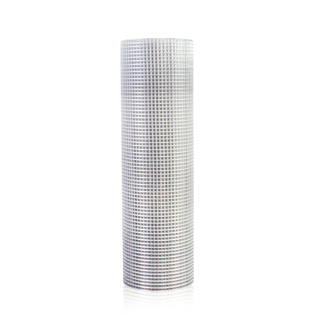 Galvanized Hardware Cloth Fence Roll with 1/2 Inch Mesh - Silver