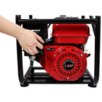 Gasoline Powered Water Pump with 3" Inlet & Outlet, 264GPM Flow - Black / Red