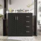 Bathroom Vanity With Sink Combo, Storage Cabinet, Freestanding Set