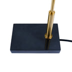 Lumora Table Lamp with Marble Base - Black