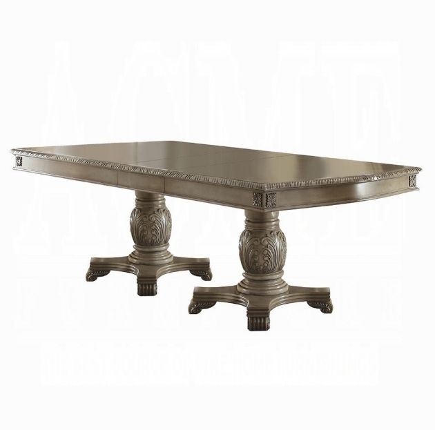 Chateau De Ville Dining Table with Double Pedestal – Oak