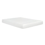 8" Plush Gel Memory Foam Mattress with Aloe Vera Cover - White