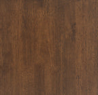 Mid-Century Modern Solid Wood Dining Table with Beveled Edges - Dark Brown or White