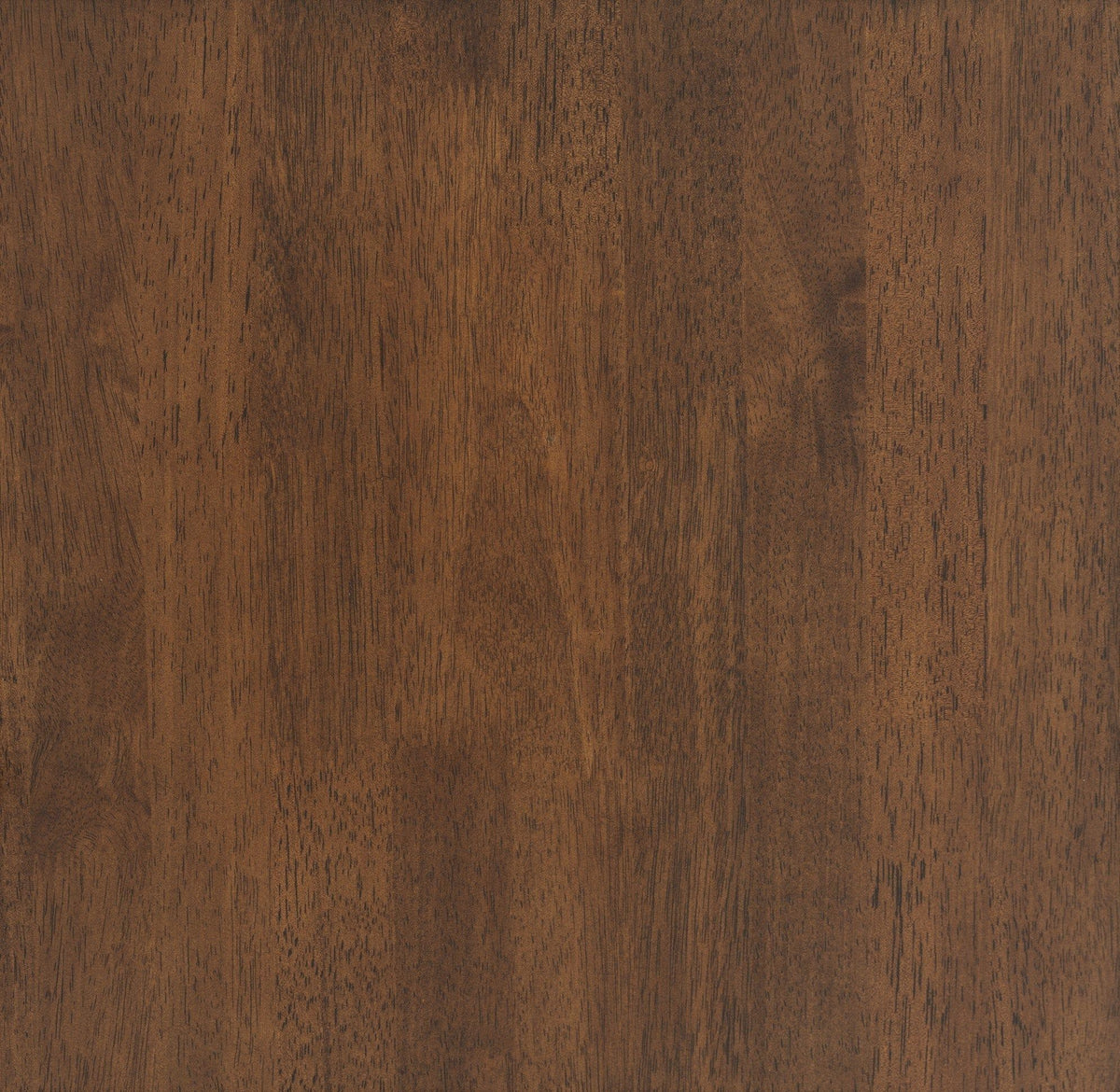 Mid-Century Modern Solid Wood Dining Table with Beveled Edges - Dark Brown or White