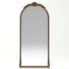 Arch Oval Vintage Relief Mirror Wall Hanging