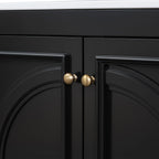 Double Sink Bathroom Vanity Set with Wall Mount Mirror Cabinet