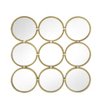 Contemporary Decorative Mirror with Minimalist Style - Champagne