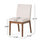 Set of 2 Contemporary Dining Chairs