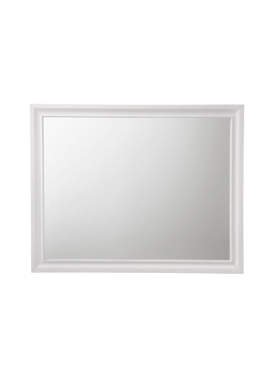 Minimalist Design Mirror with Smooth Edge - White, Black, or Dark Gray