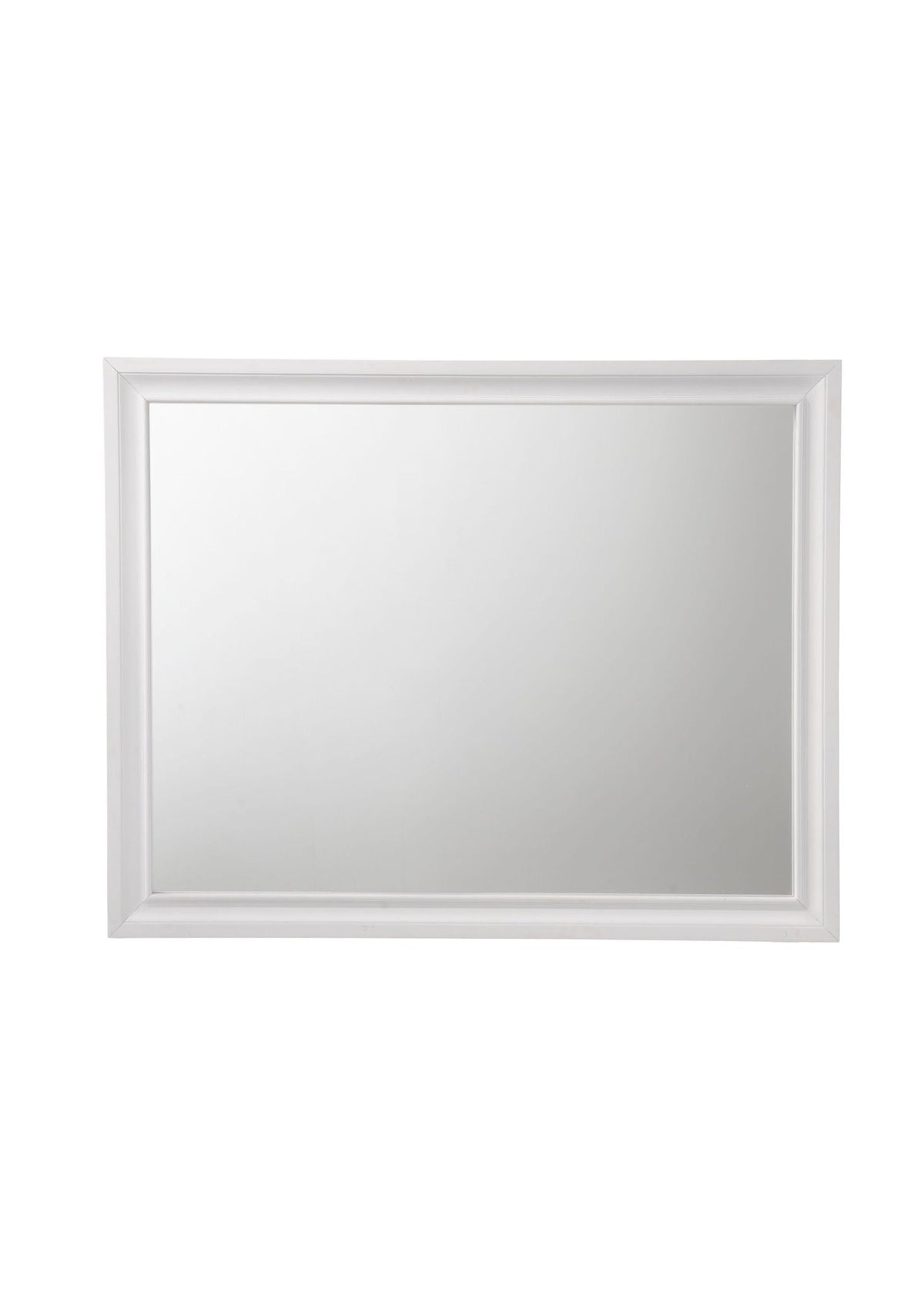 Minimalist Design Mirror with Smooth Edge - White, Black, or Dark Gray