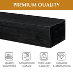 Floating Fireplace Mantel Shelf with Invisible Wall Mount - Multiple Colors
