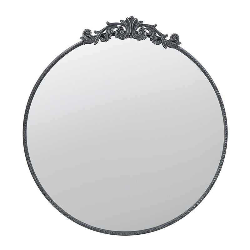 Classic Design Wall Mirror with Baroque-Inspired Frame – Gold or Black