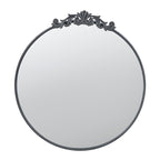 Classic Design Wall Mirror with Baroque-Inspired Frame – Gold or Black