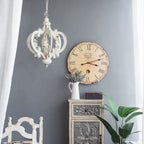 Farmhouse Chandelier with Adjustable Chain - Multiple Colors