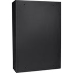 Adjustable Key Cabinet with Lock - Multiple Sizes, Gray or Black