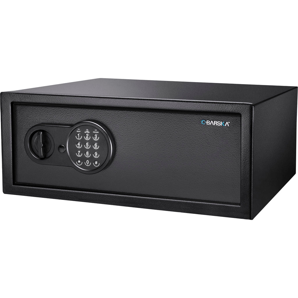 Digital Keypad Cabinet Safe with Programmable Access - Black