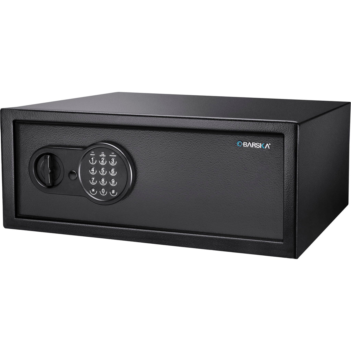 Digital Keypad Cabinet Safe with Programmable Access - Black