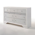 Naima Versatile Storage Dresser with Felt-Lined Jewelry Drawer – White or Black
