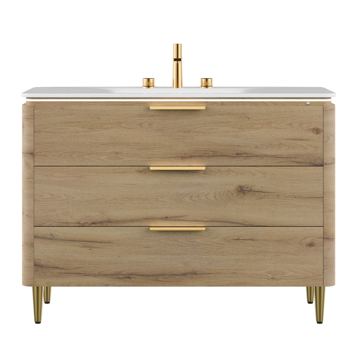 Amara 48'' Bathroom Vanity with Sink - Carrara Finish