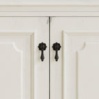 Vintage Bathroom Vanity With Sink and Soft-Close Doors - Dark Gray or White