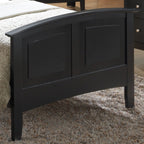 Elegant Panel Bed with Real Wood Veneers - Multiple Colors