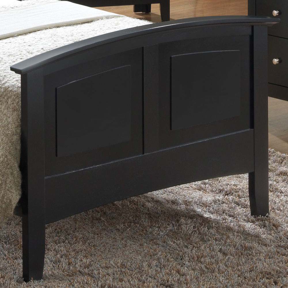 Elegant Panel Bed with Real Wood Veneers - Multiple Colors