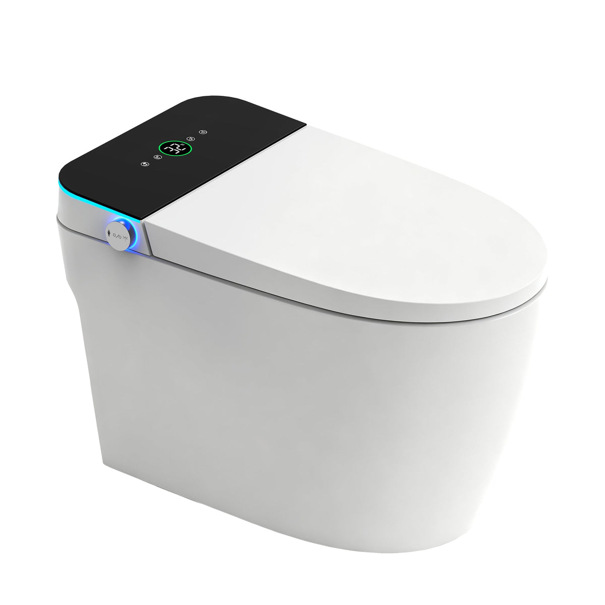 Smart Toilet with Heated Bidet Seat