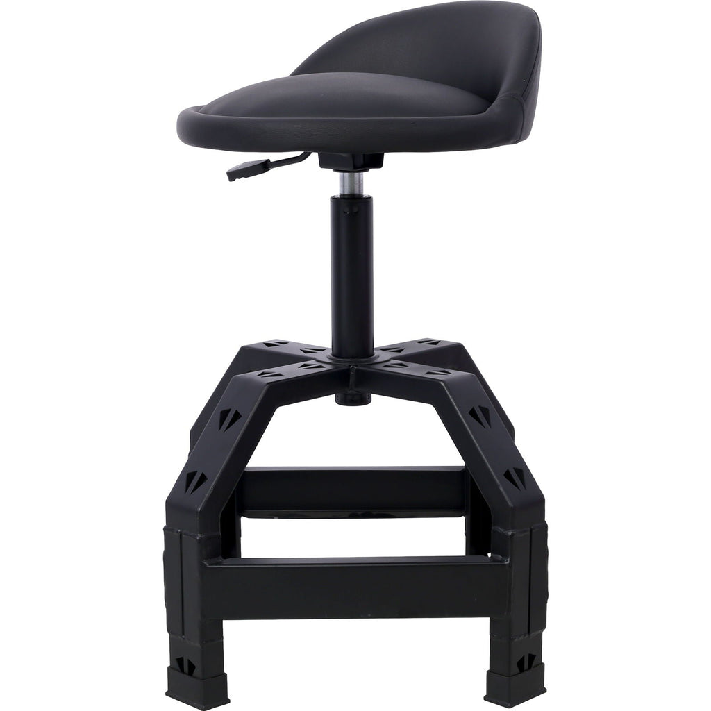 Pneumatic 360 Degree Swivel Mechanics Stool with Adjustable Height - Red or Black