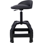 Pneumatic 360 Degree Swivel Mechanics Stool with Adjustable Height - Red or Black