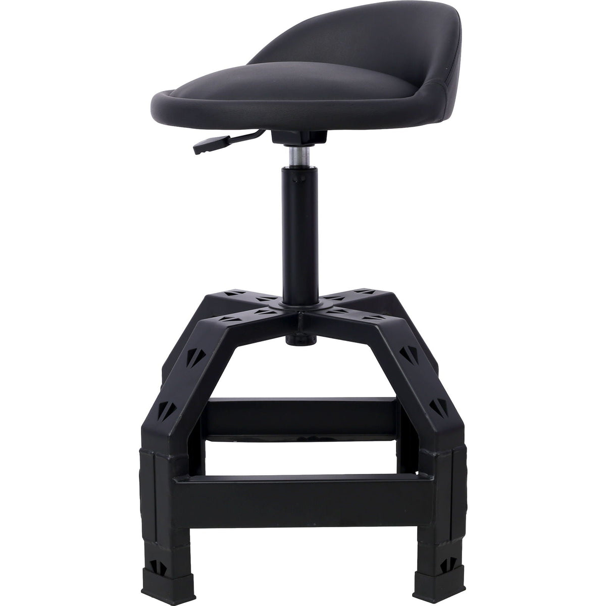 Pneumatic 360 Degree Swivel Mechanics Stool with Adjustable Height - Red or Black